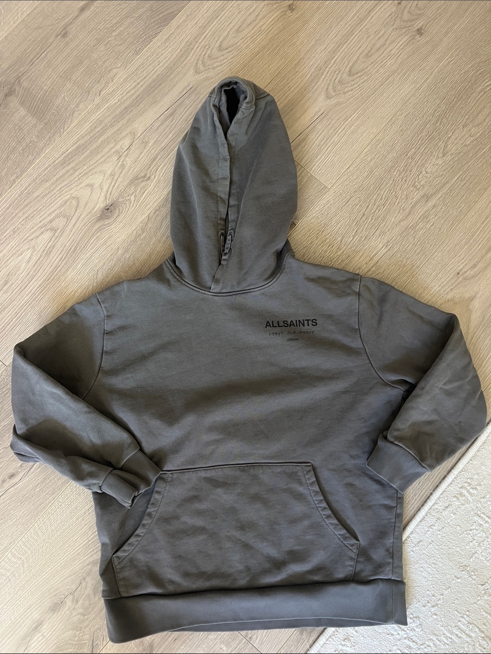 AllSaints Kids Grey Crew Sweatshirt
